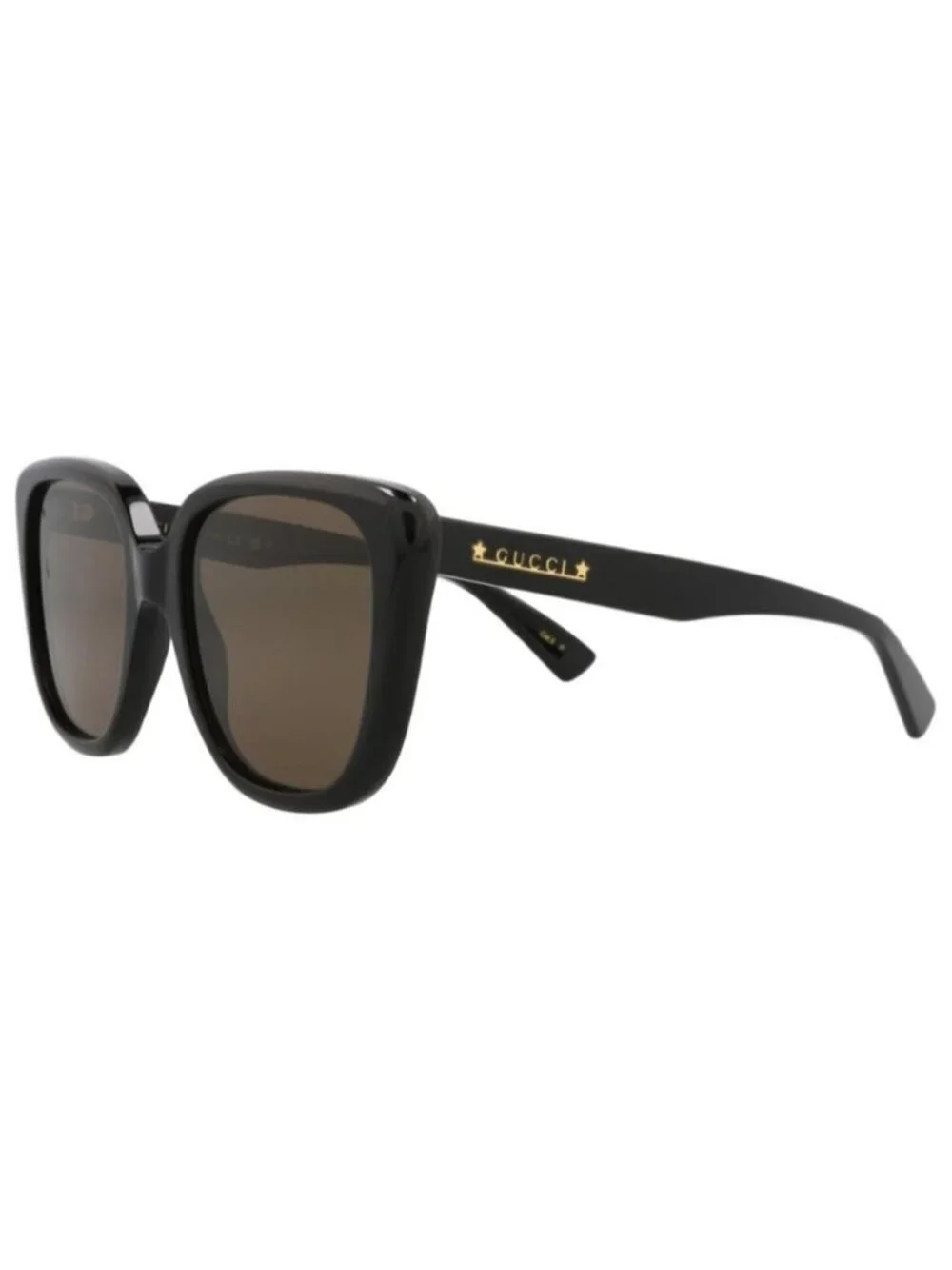 New Gucci Womens Cat Eye Black Black Brown Fashion Designer Sunglasses